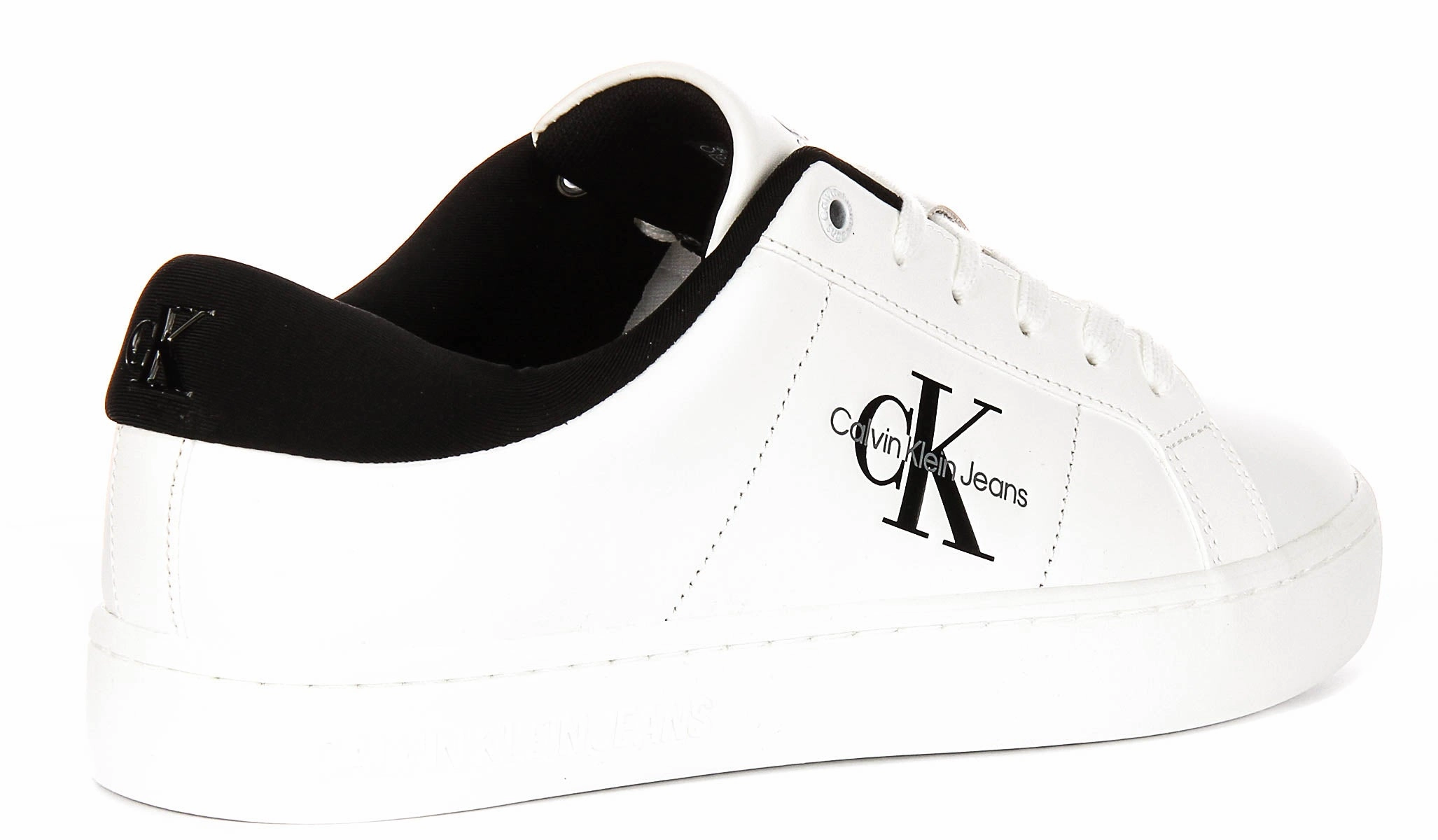 Calvin Klein Classic Cupsole In White Black