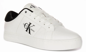 Calvin Klein Classic Cupsole In White Black