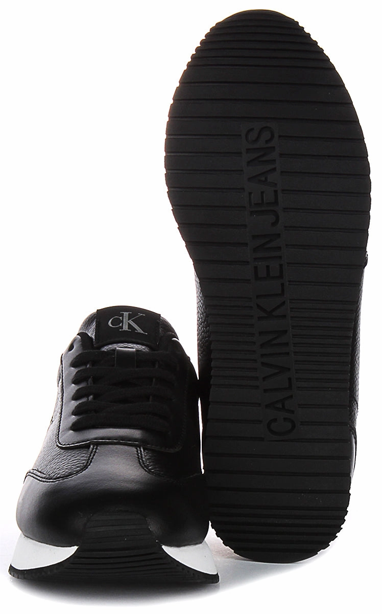Calvin Klein Jeans Runner In Black White For Men