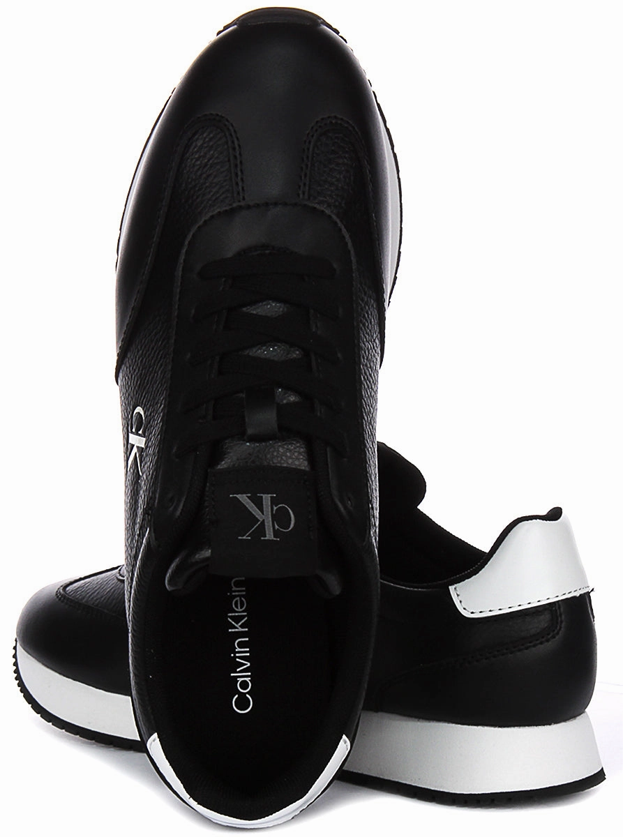 Calvin Klein Jeans Runner In Black White For Men