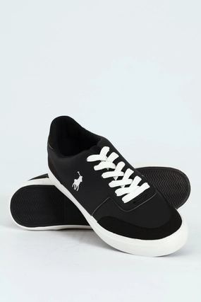 Colour Block Basic Sneaker - Black