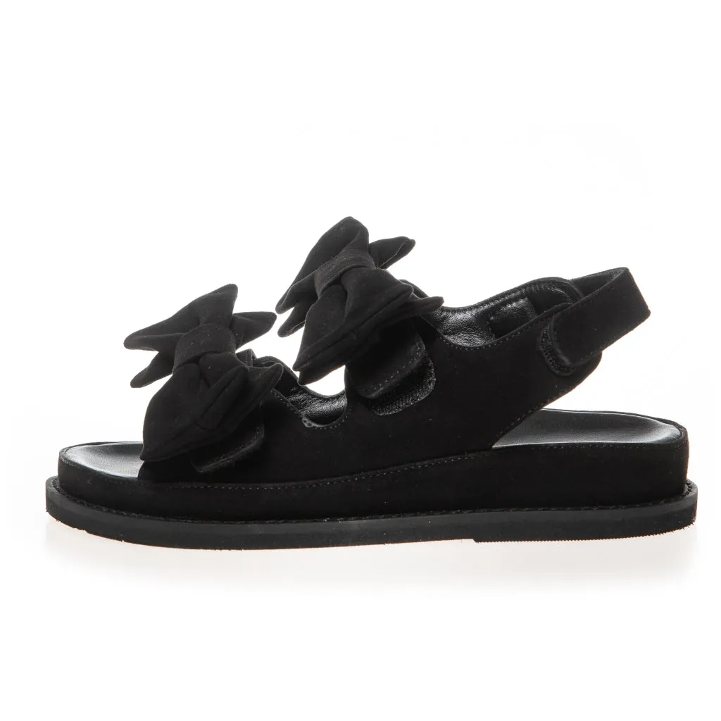 COME TO ME SUEDE - BLACK