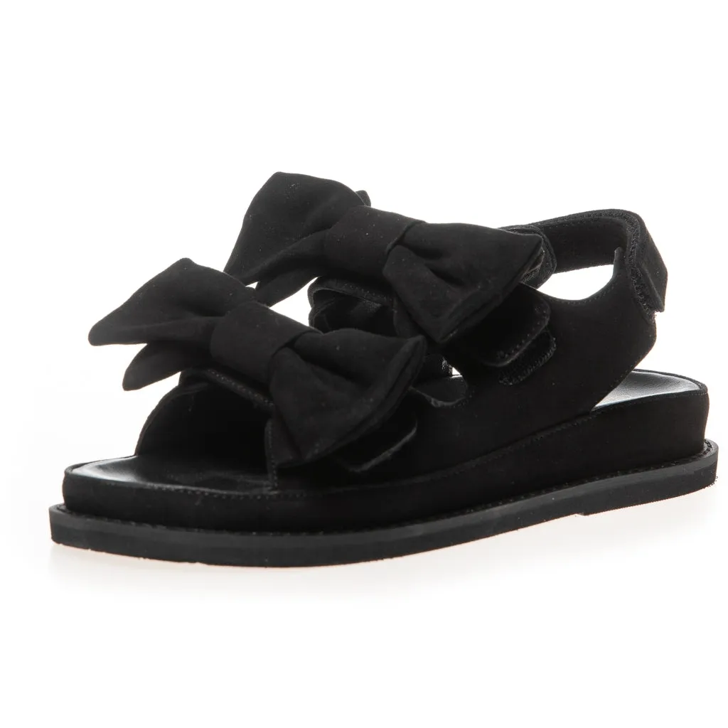 COME TO ME SUEDE - BLACK