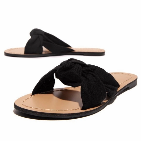 Cory Black Sandals