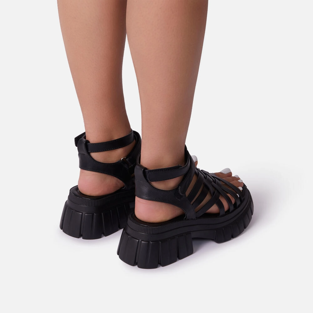 Dahlia Sandals- Black