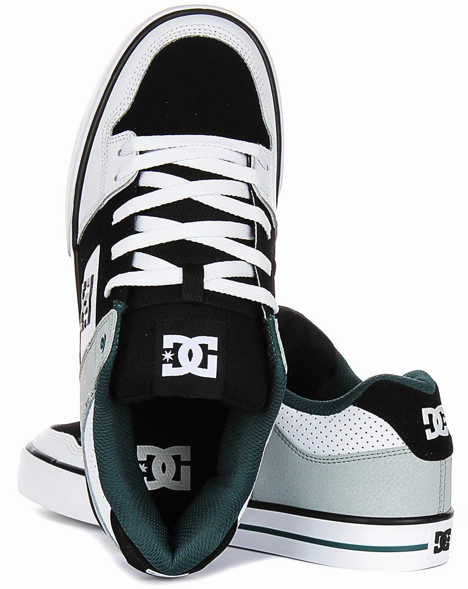 Dc Shoes Pure In White Black For Men