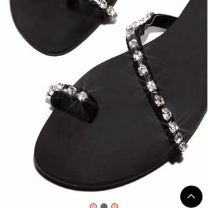 Diamond Sandals-Black
