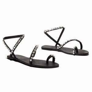 Diamond Sandals-Black