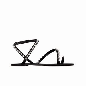 Diamond Sandals-Black