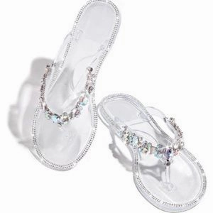Diana Sandals- Clear.