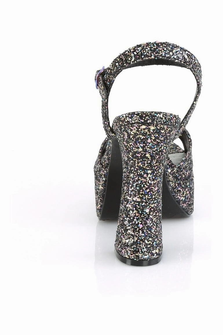 DOLLY-09 Black Glitter Sandal