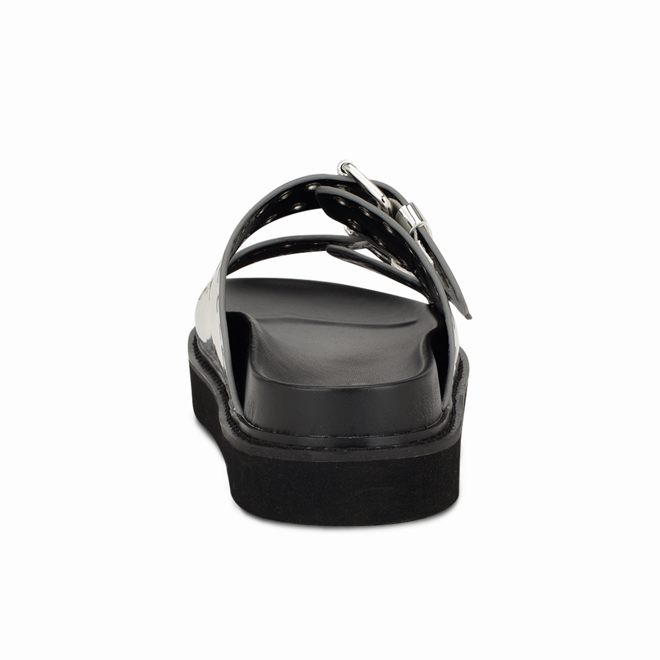 Eleny Buckle Slide Sandals