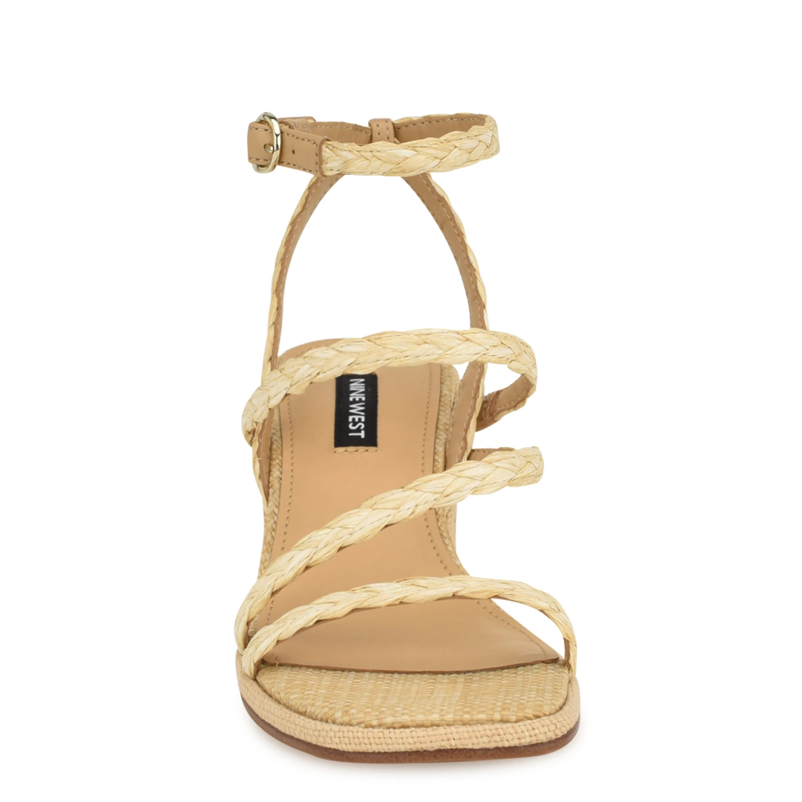 Emolly Raffia Block Heel Sandals