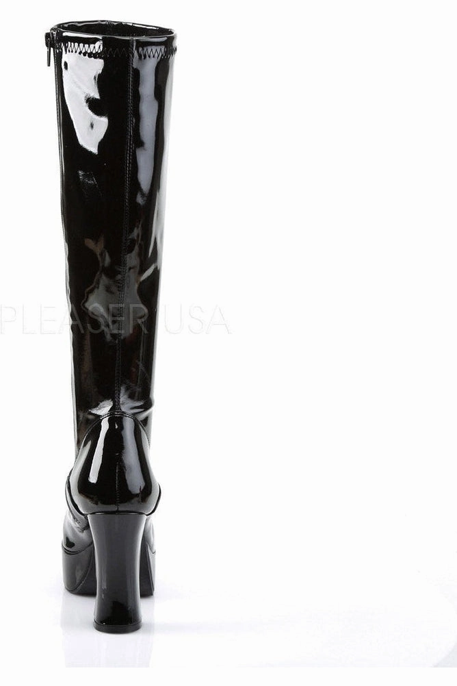 EXOTICA-2000 Go Go Boot | Black Patent