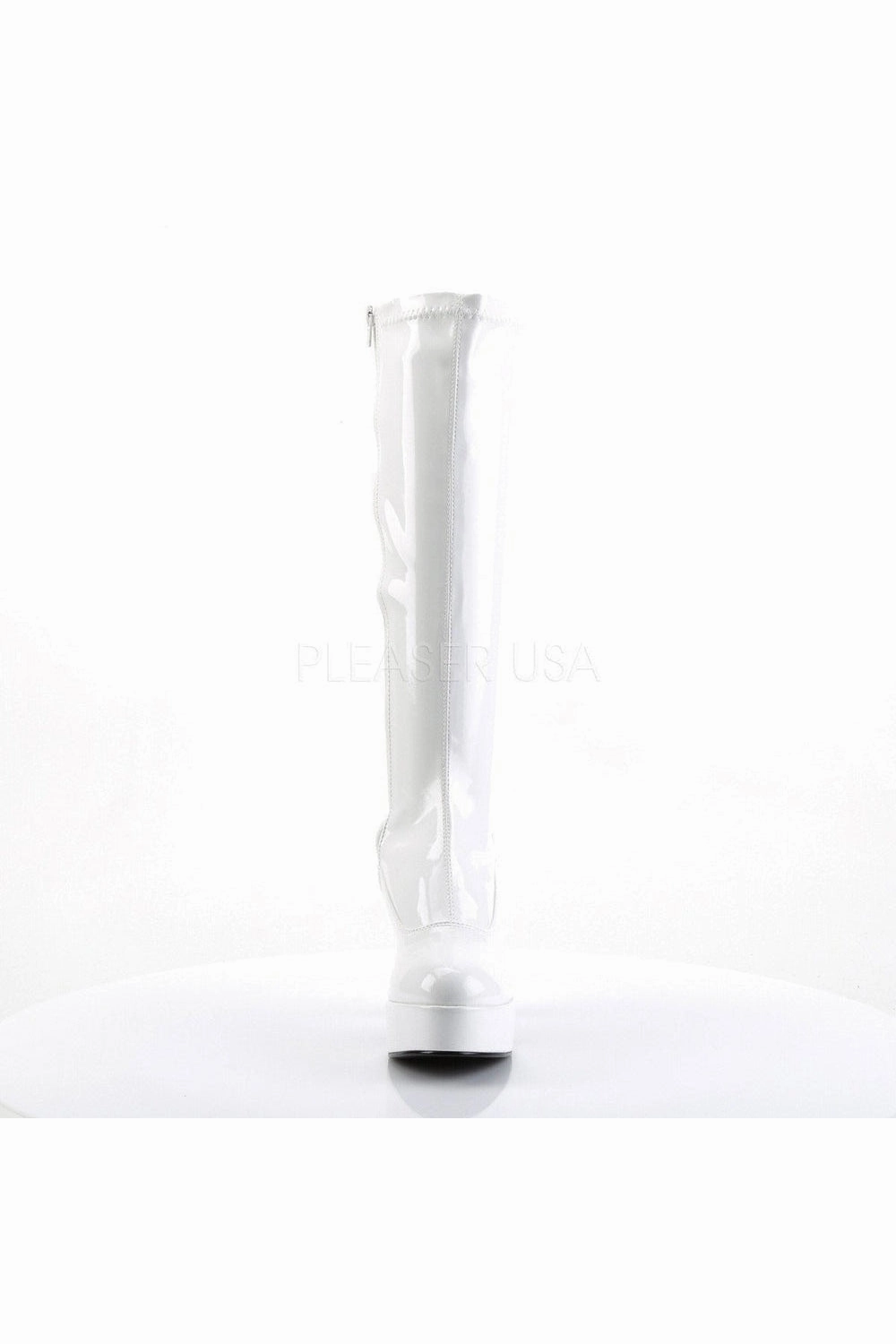 EXOTICA-2000 Go Go Boot | White Patent