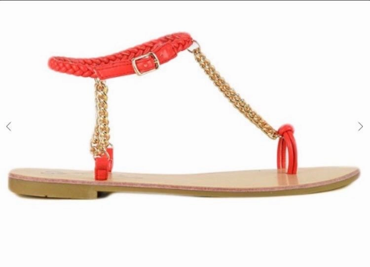 Farrah Sandals- Red