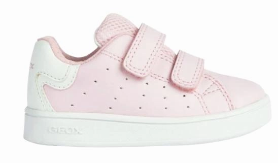 Geox Baby Girls Eclyper Pink Velcro Sneakers