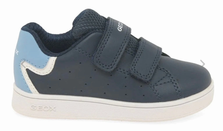 Geox Navy Jean Eclyper Velcro Sneakers