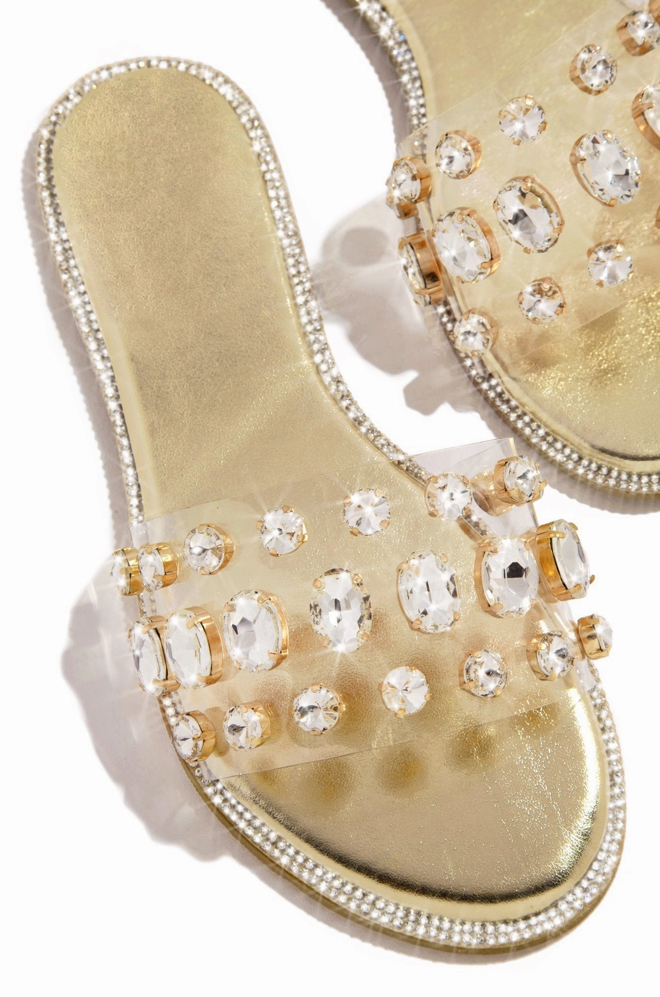 Glam Sandals- Gold