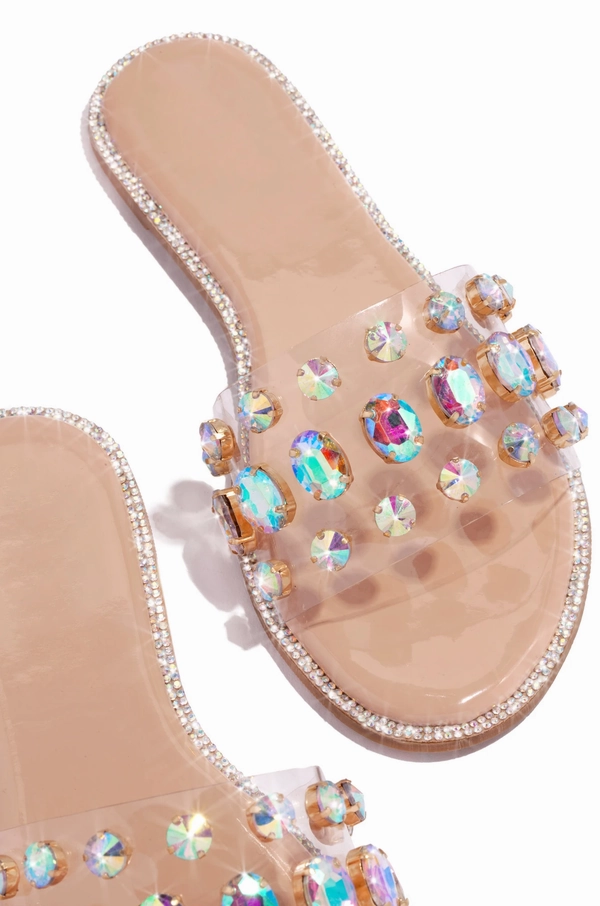 Glam Sandals- Nude