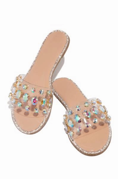 Glam Sandals- Nude