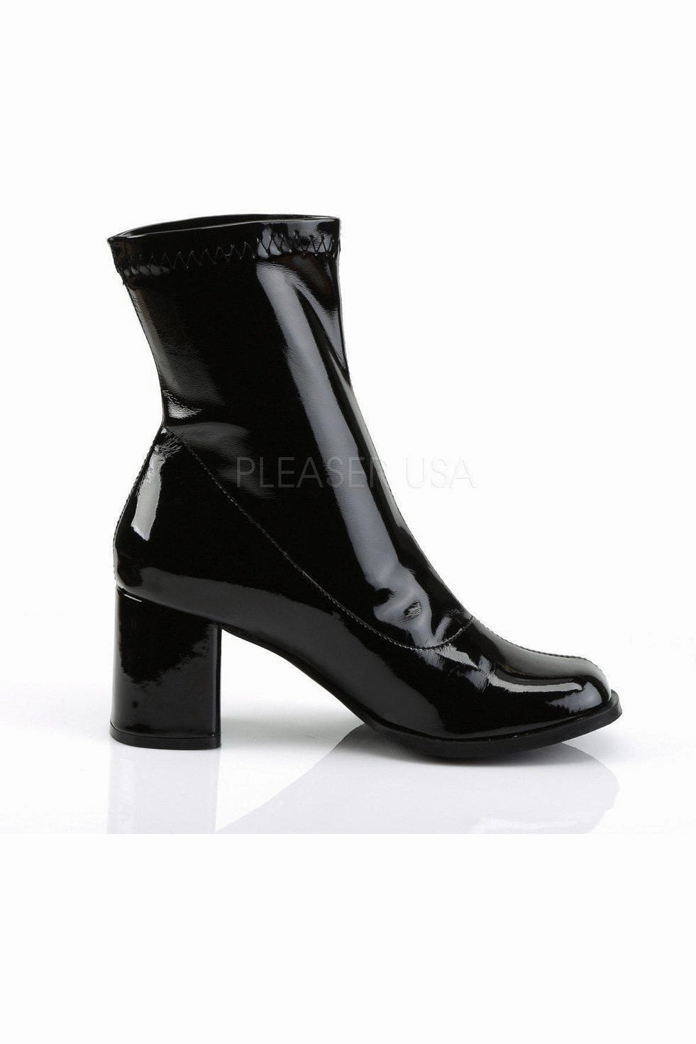GOGO-150 Costume GoGo Boot | Black Patent