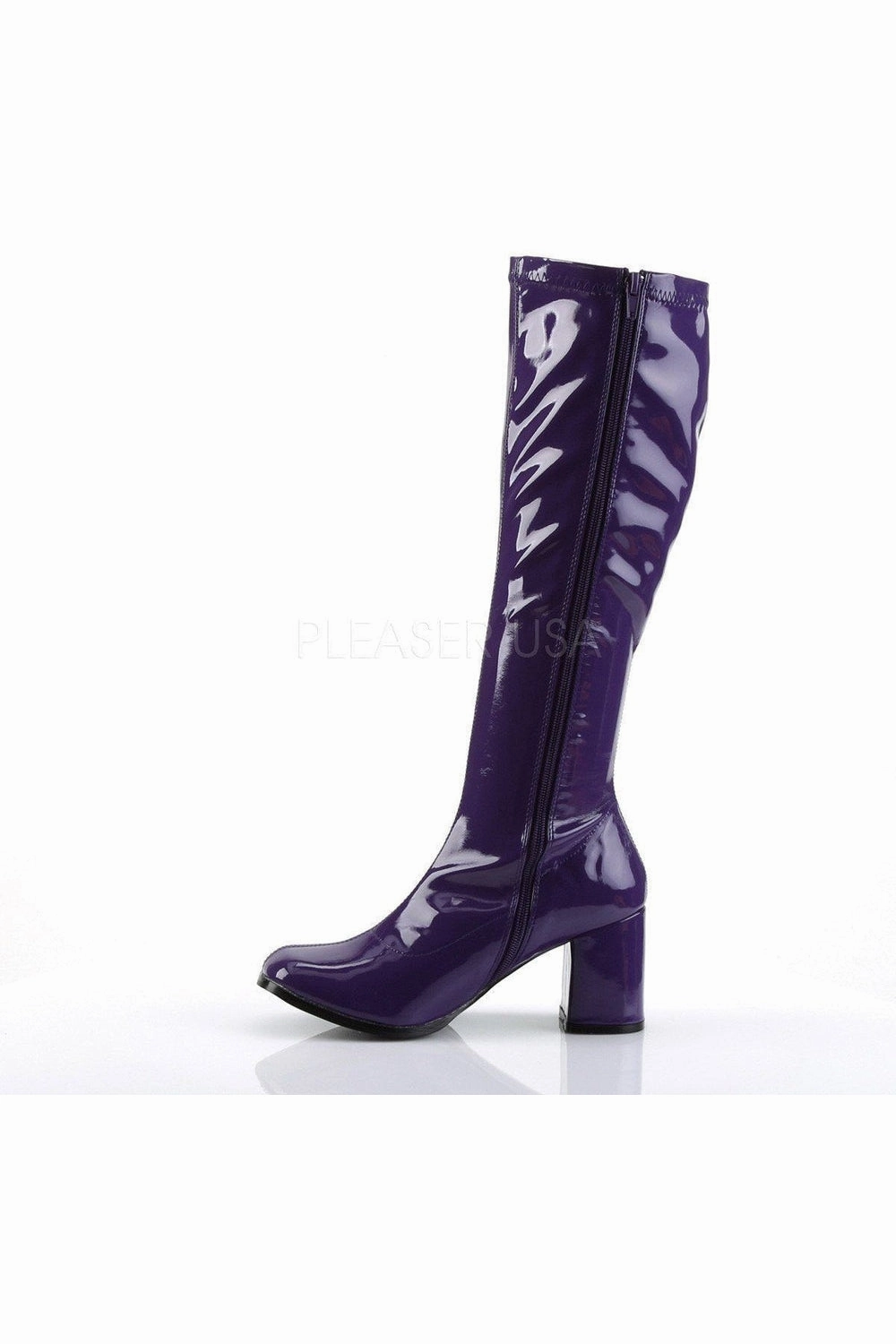 GOGO-300 Go Go Boot | Purple Patent