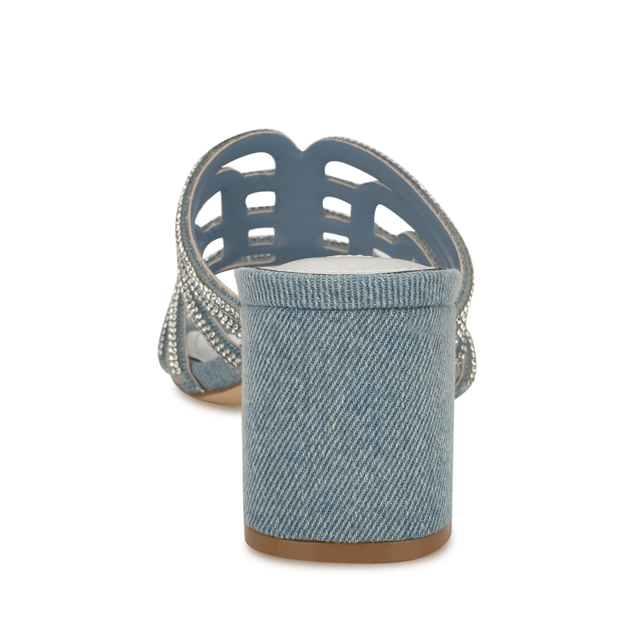 Grassa Block Heel Embellished Sandals