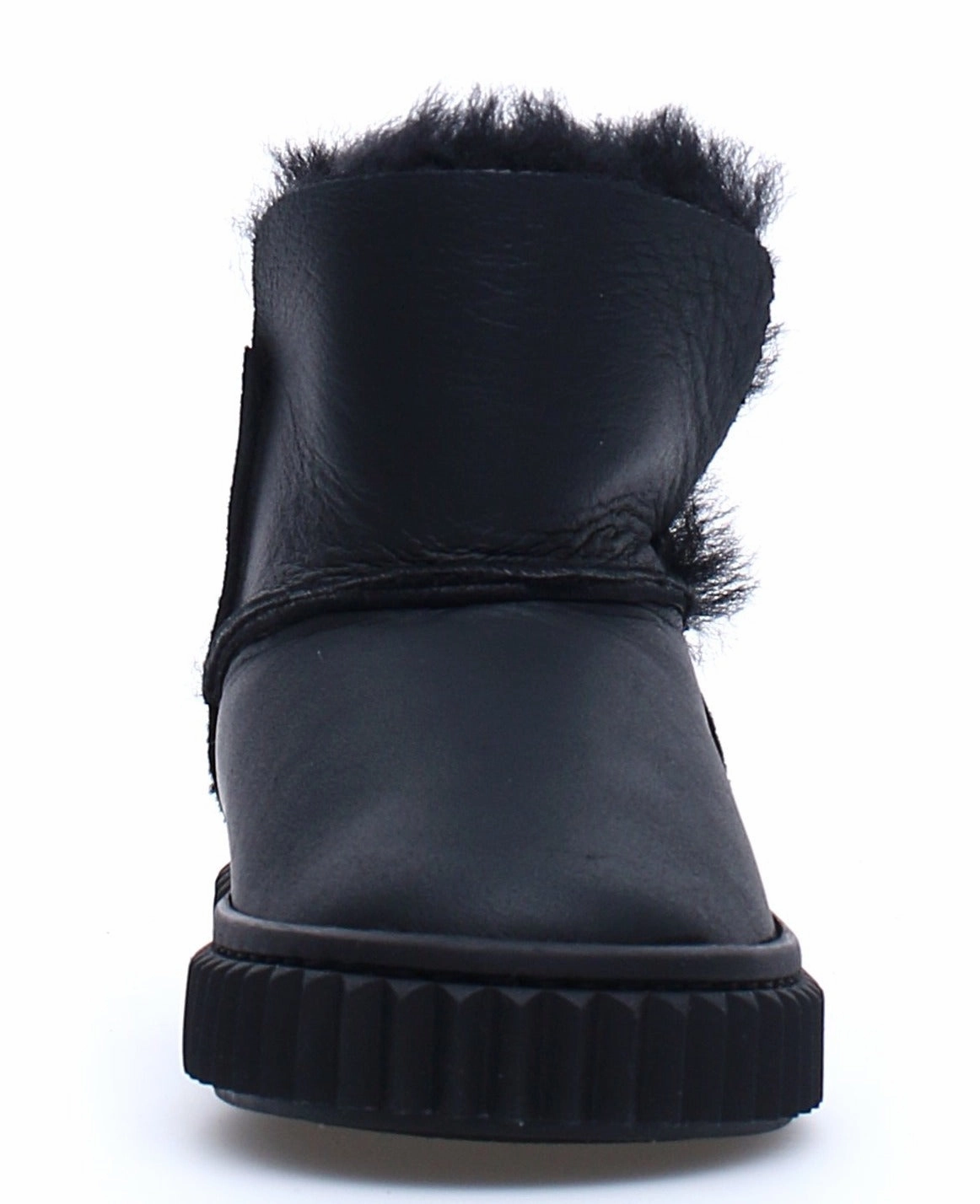 Greta - Black Shearling