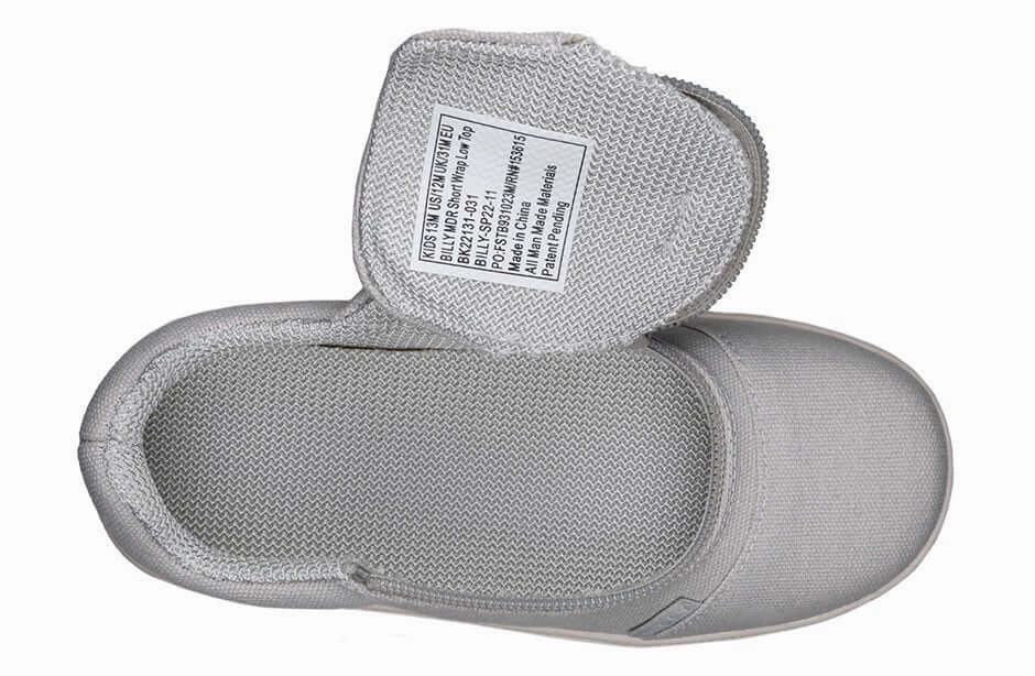 Grey BILLY D|R Short Wrap Low Tops