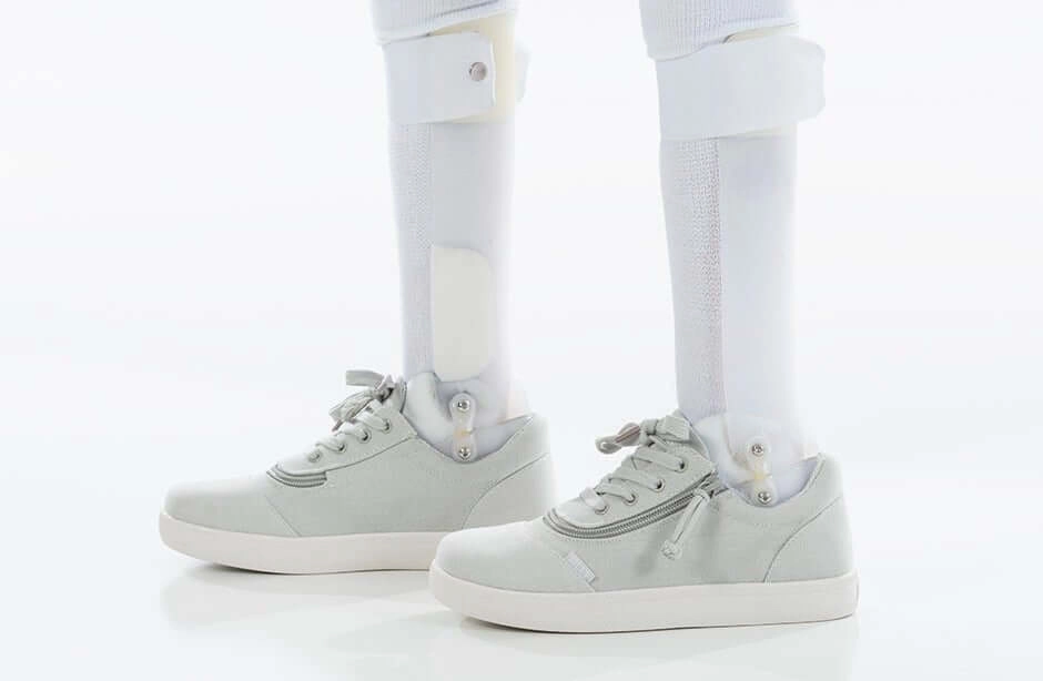 Grey BILLY D|R Short Wrap Low Tops