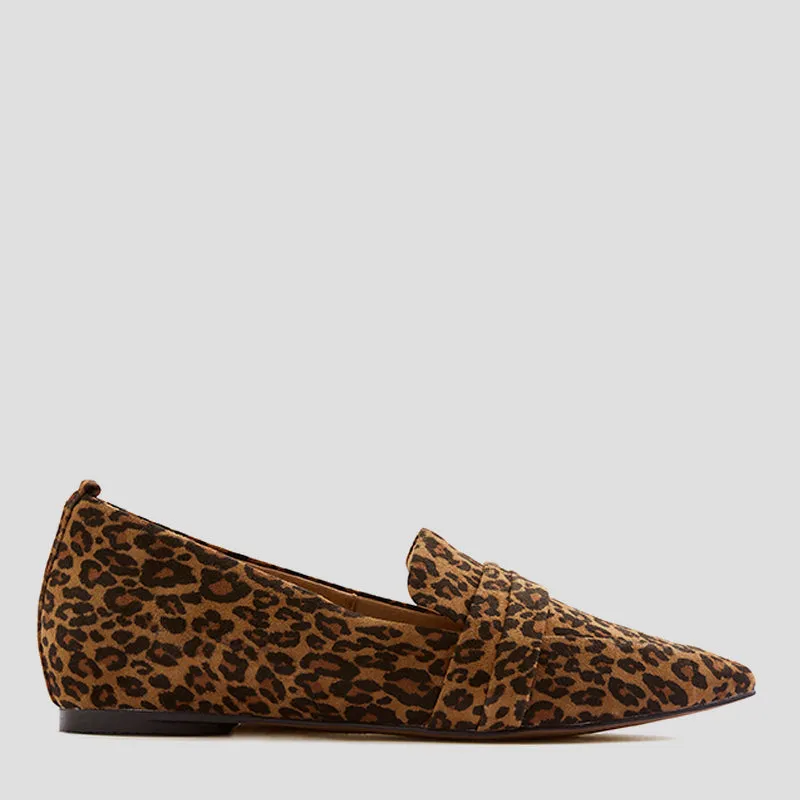 HARLOW - LEOPARD PRINT SUEDE FS