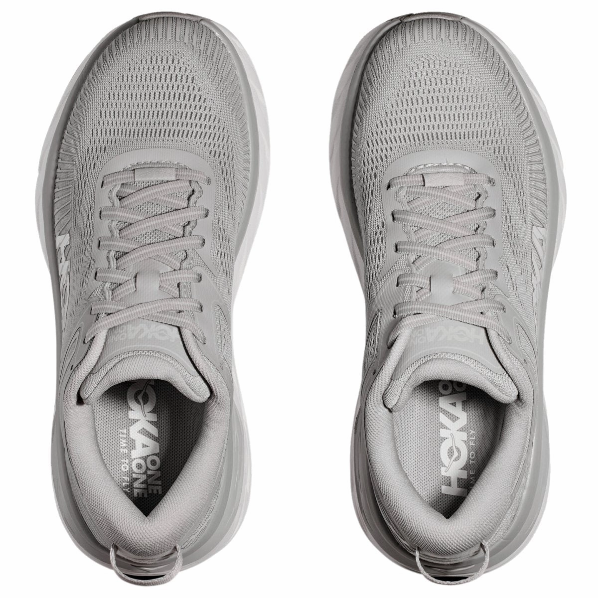 Hoka One One Men's Bondi 7 Harbor Mist/White