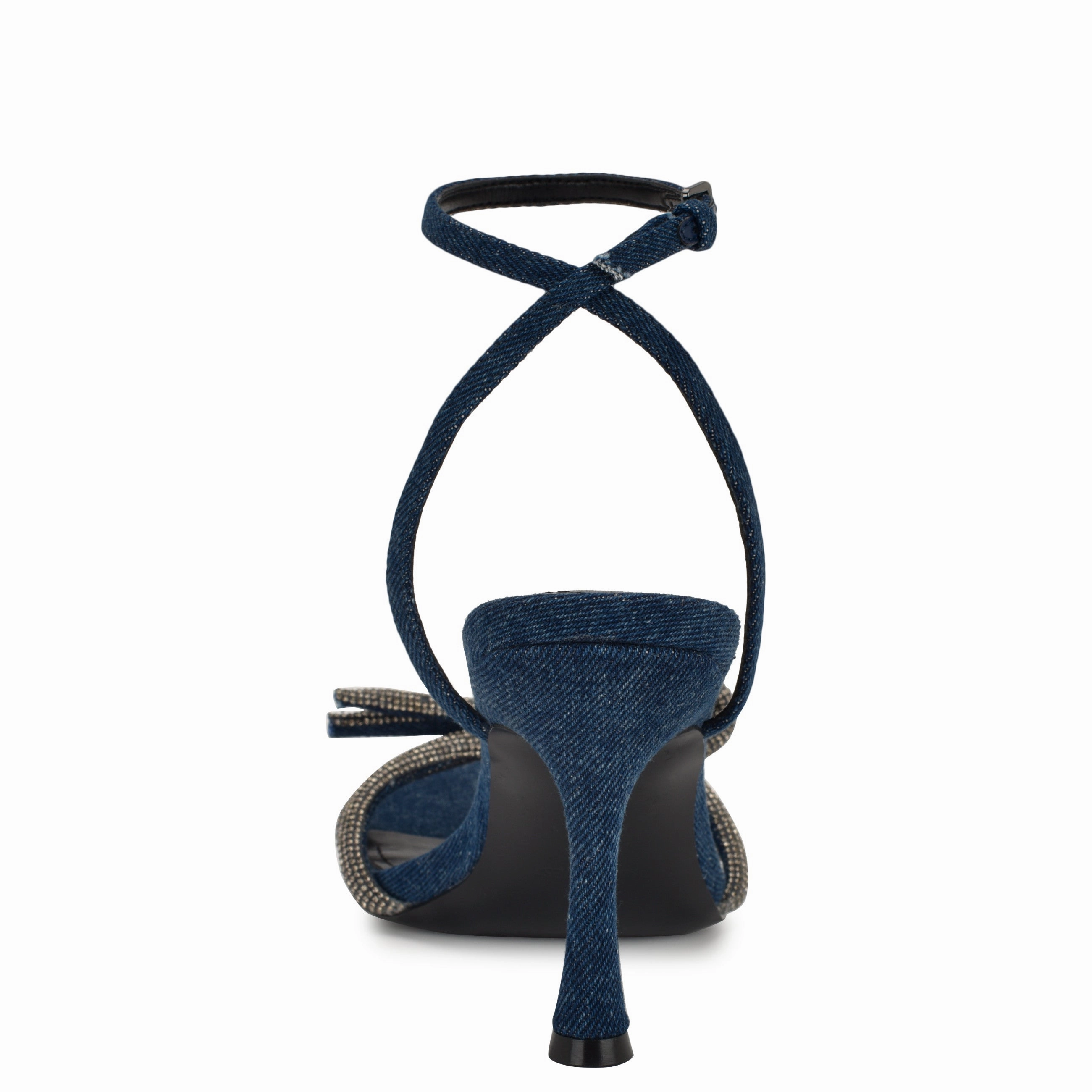 Ivid Rhinestone Bow Sandals
