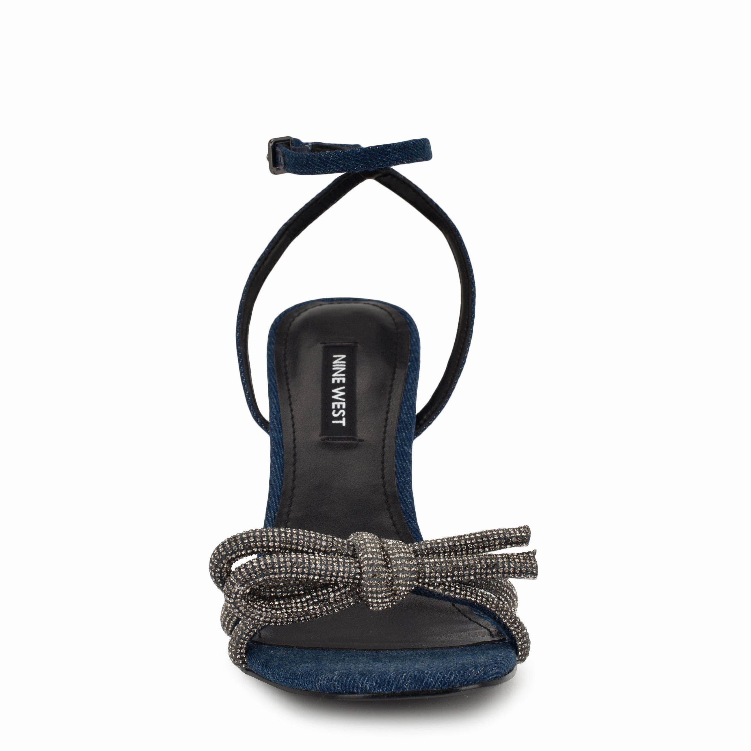 Ivid Rhinestone Bow Sandals