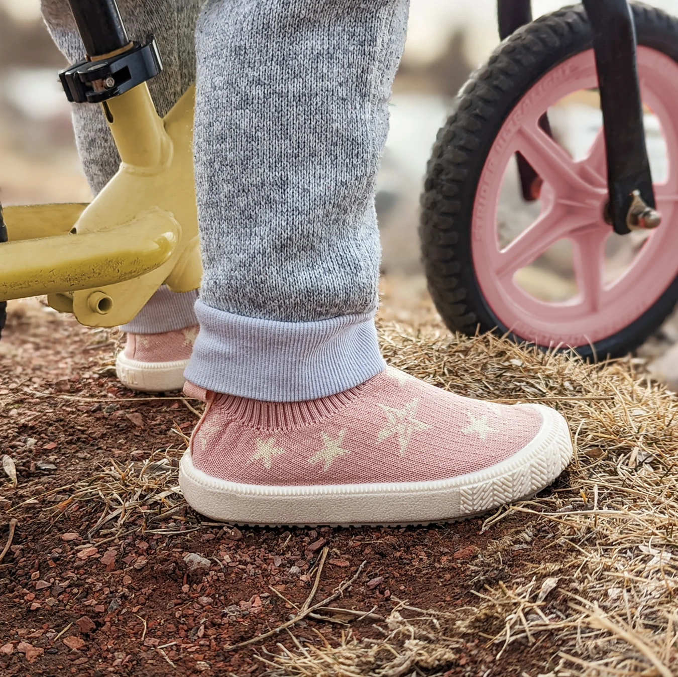 Jan & Jul Starfish Graphic Knit Toddler Shoe