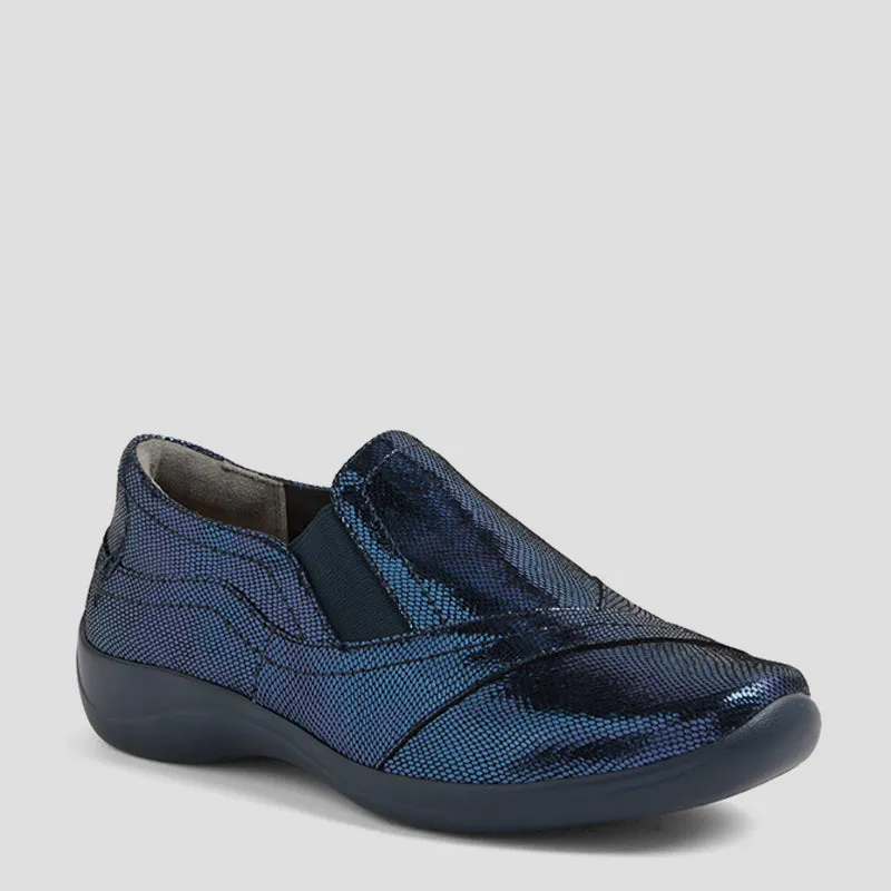 JAVA XF - NAVY LIZARD SHINE LEATHER