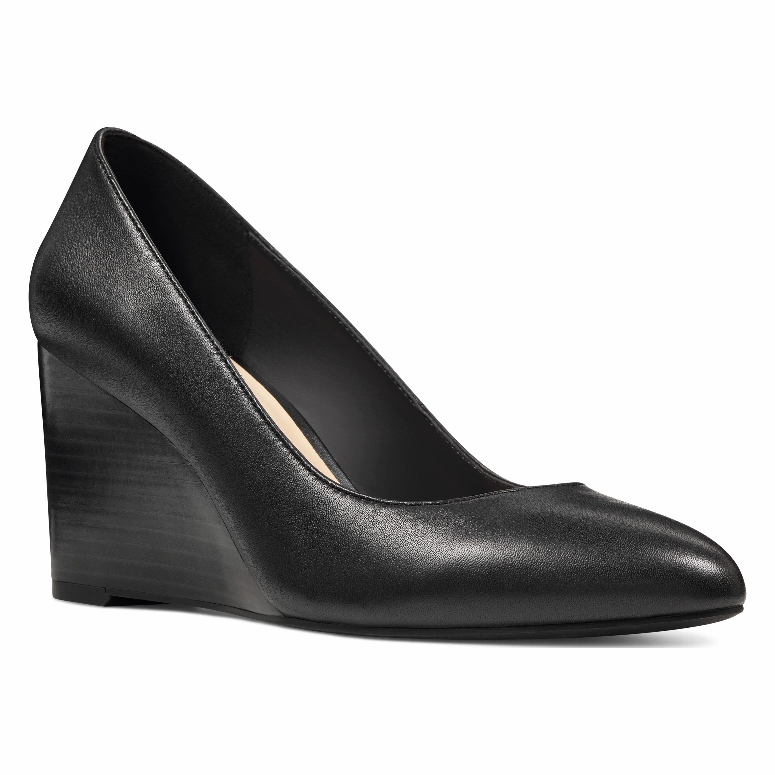 Jazzin Almond Toe Wedges