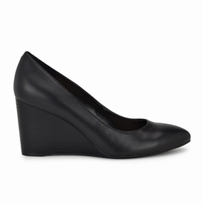 Jazzin Almond Toe Wedges