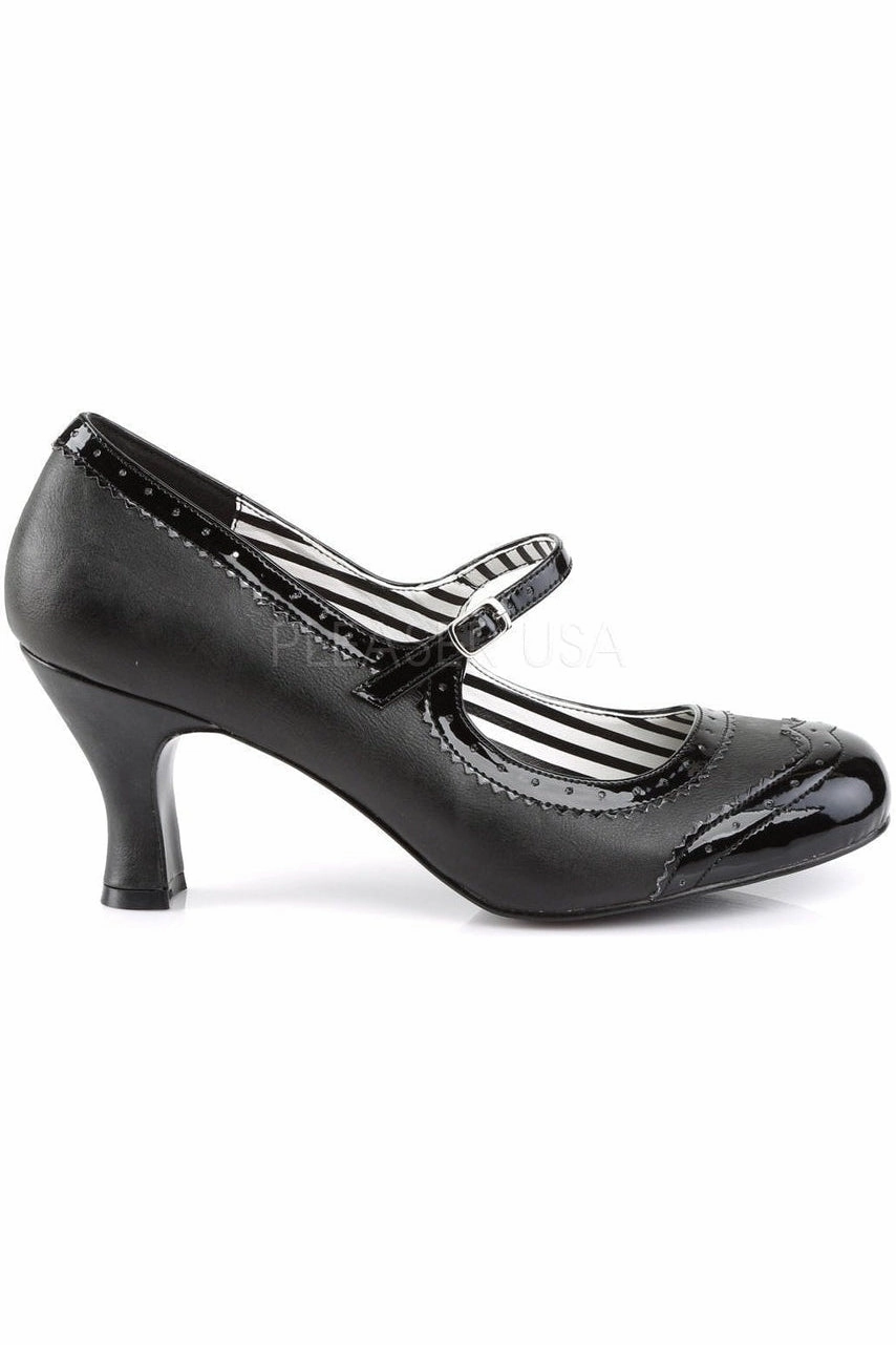 JENNA-06 Pump  | Black Patent