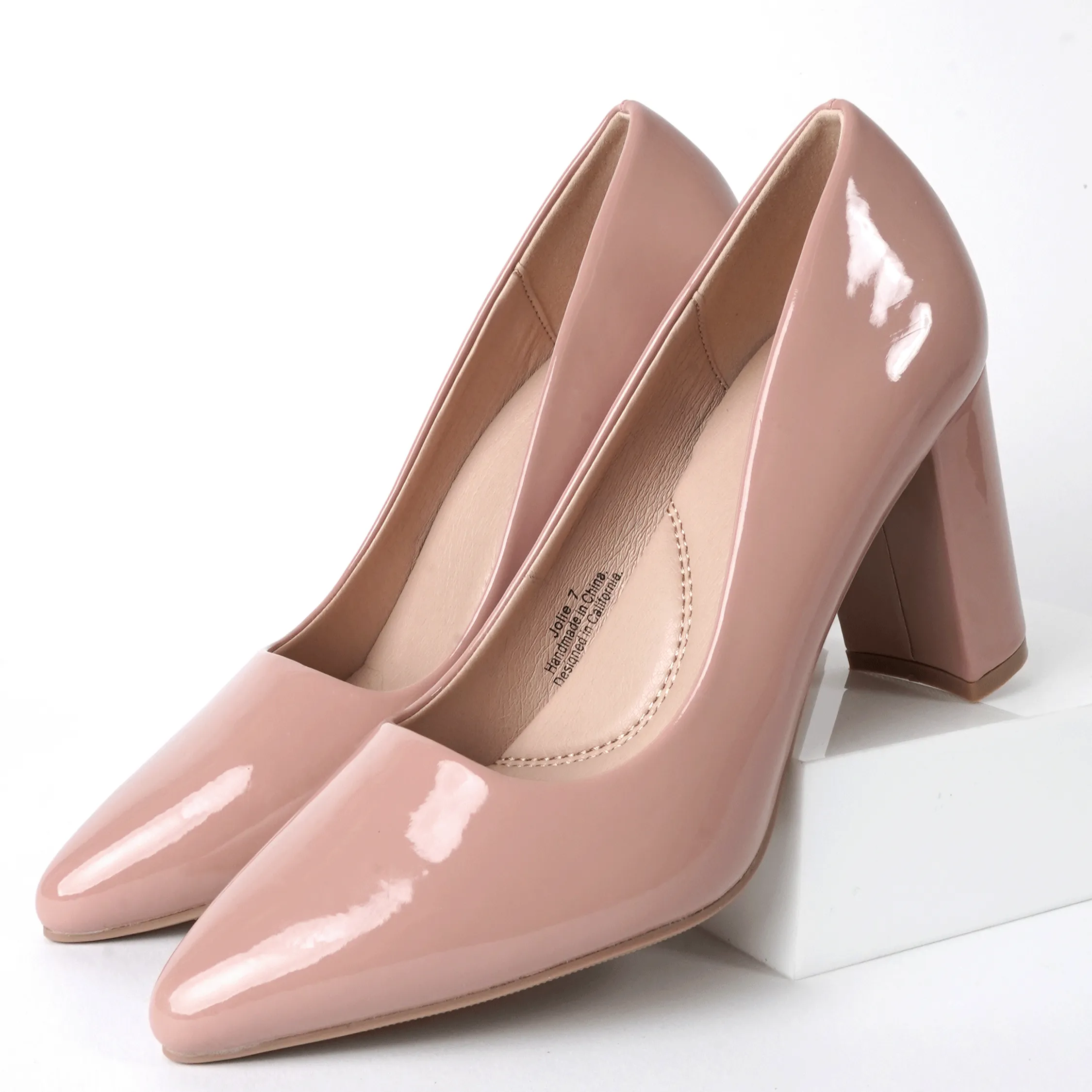 Jolie | Dusty Rose Patent