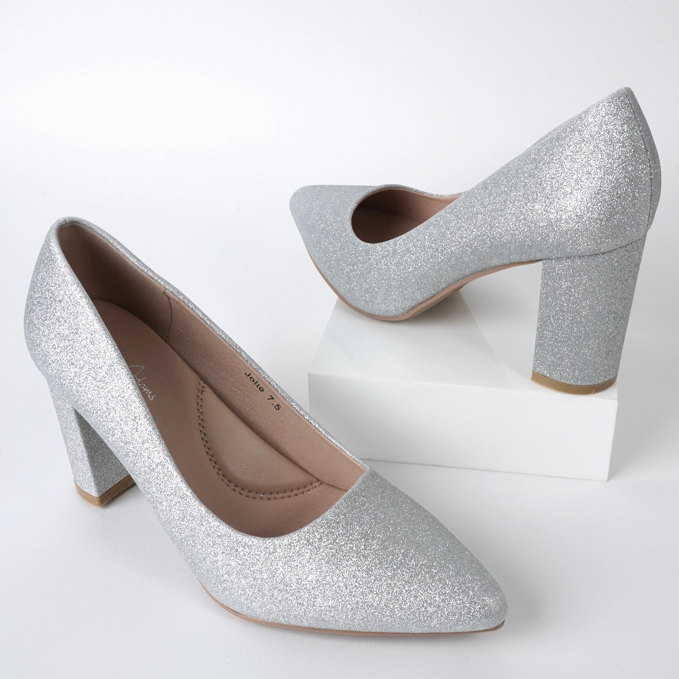 Jolie | Silver Glitter