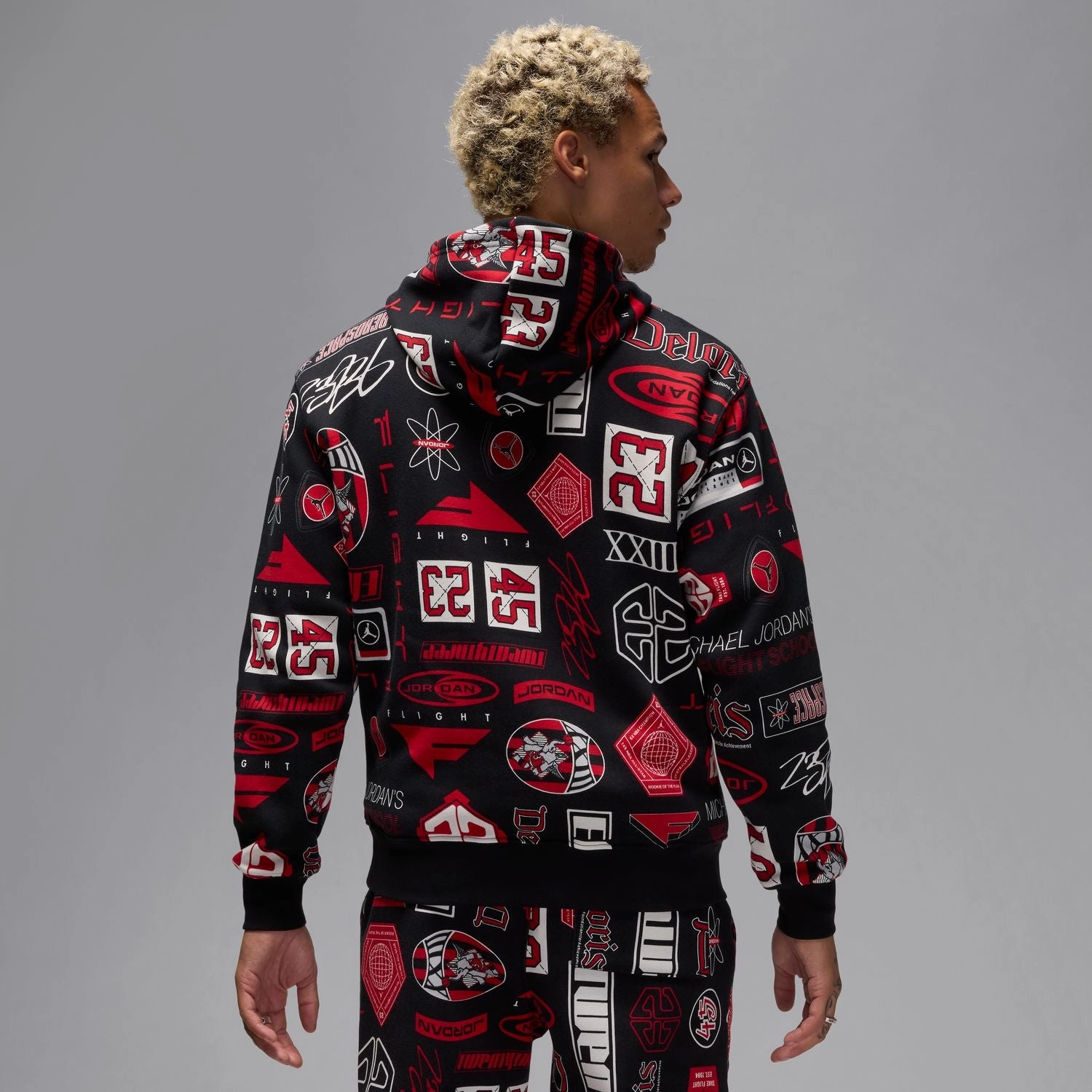 Jordan AOP Fleece PO Hoody - Mens