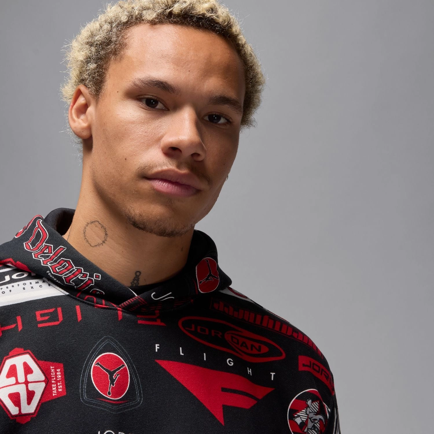Jordan AOP Fleece PO Hoody - Mens