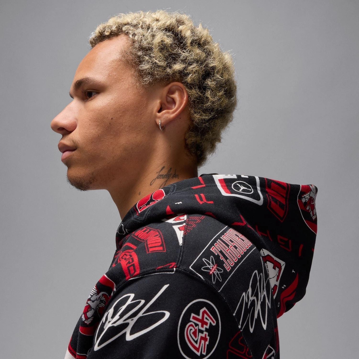 Jordan AOP Fleece PO Hoody - Mens