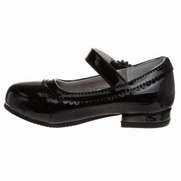 Josmo Girls Black Dress Shoes (Toddler)