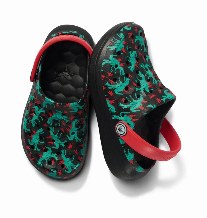 Joybees Dino Bolt Red Children's Varsity Clog