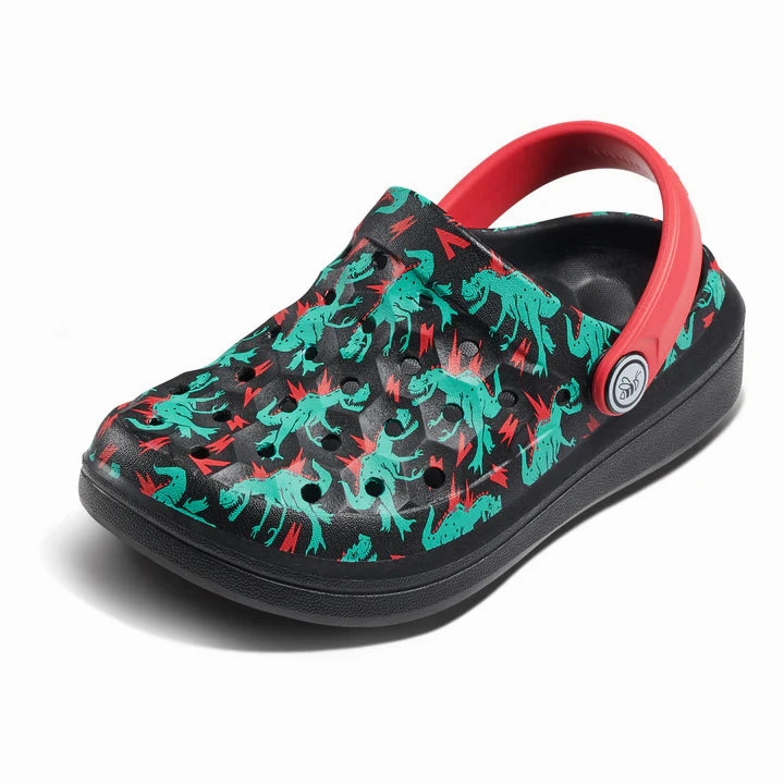 Joybees Dino Bolt Red Children's Varsity Clog