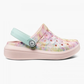 Joybees Graphic Rainbow Tie Dye Children's Varsity Clog