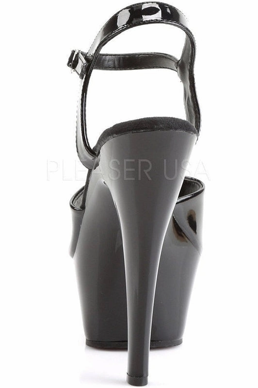 JULIET-209 Platform Sandal | Black Patent